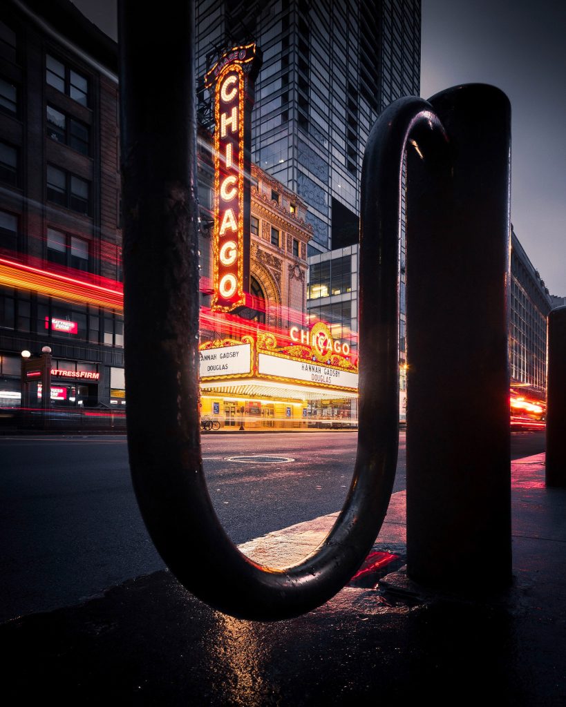 Chicago theatre sign